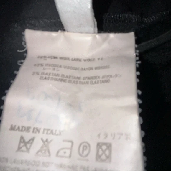 Maison Martin Margiela wool blend split hem‎ pants size 42/6 - Picture 9 of 10